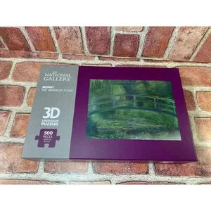 National Gallery 3D Lenticular Puzzle 500 Piece: The Water Lily Pond Monet